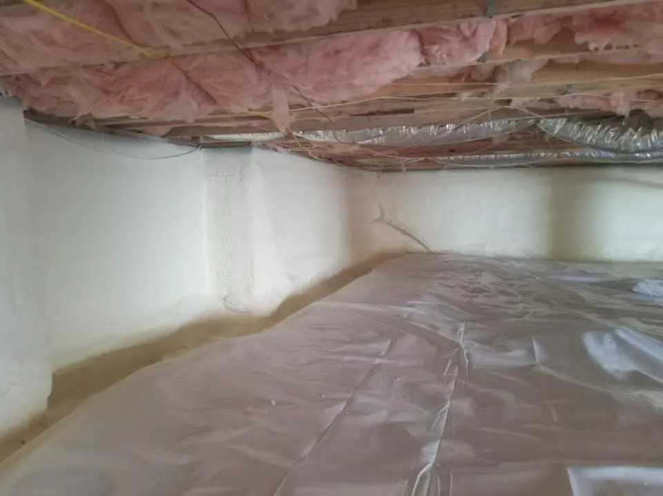 Crawl space encapsulation with closed-cell spray foam for Roof Maintenance in Las Cruces